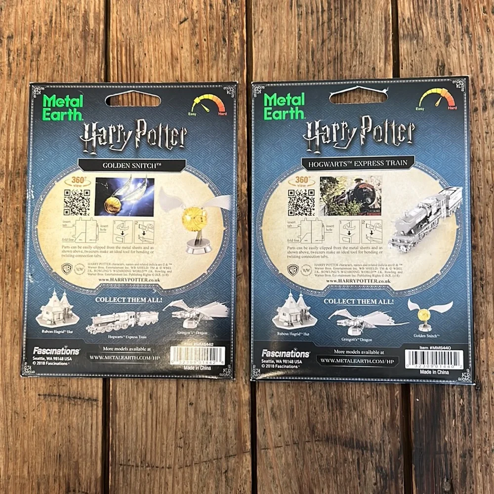 Harry Potter 2 kits NIB Hogwarts Express and Golden Snitch